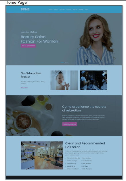 BEAUTY PARLOUR MANAGEMENT SOFTWARE