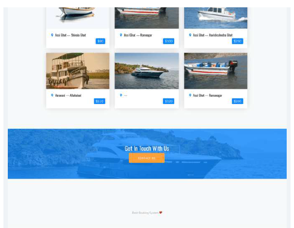 BOAT BOOKING SOFTWARE