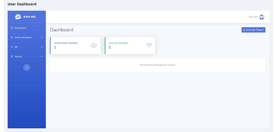BP MONITORING MANAGEMENT SOFTWARE