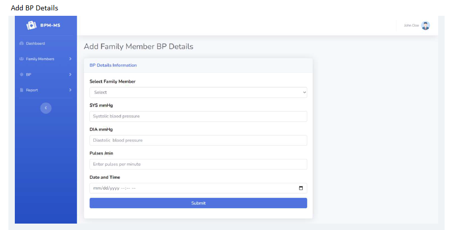 BP MONITORING MANAGEMENT SOFTWARE
