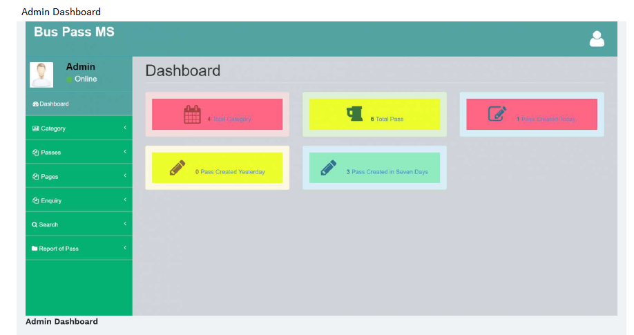 BUS PASS MANAGEMENT SOFTWARE