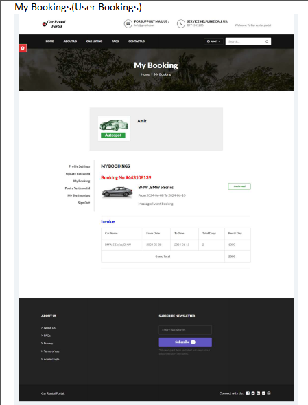 CAR RENTAL PROJECT