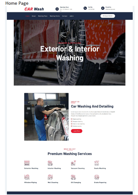 CAR WASHING MANAGEMENT SOFTWARE