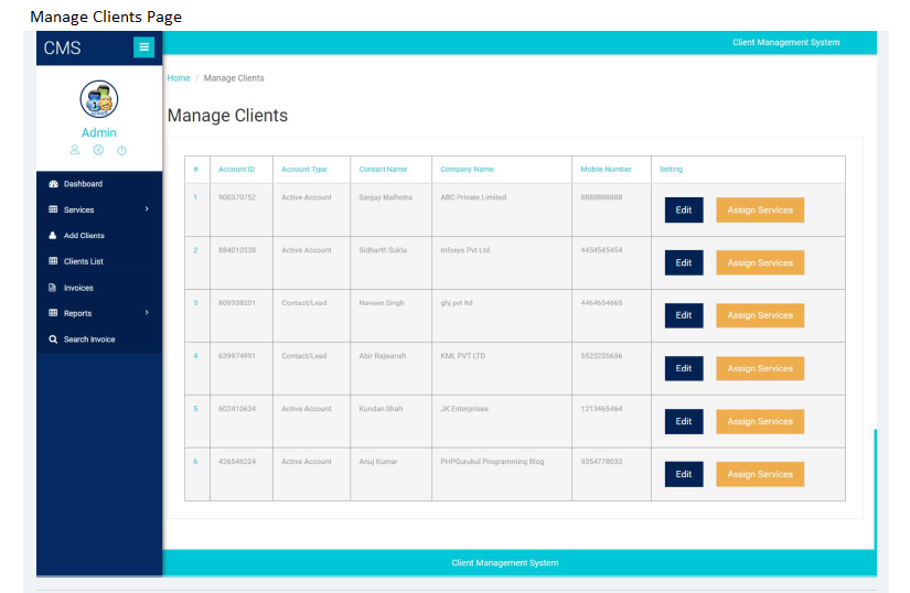 CLIENT MANAGEMENT SOFTWARE