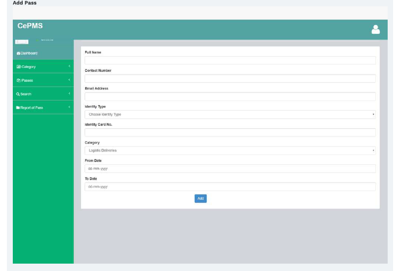 CURFEW E-PASS MANAGEMENT SOFTWARE