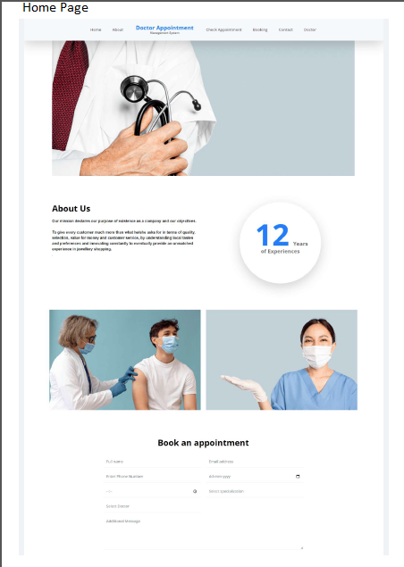 DOCTOR APPOINTMENT MANAGEMENT SOFTWARE