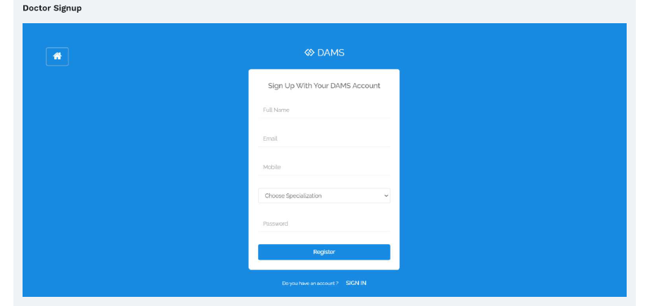 DOCTOR APPOINTMENT MANAGEMENT SOFTWARE