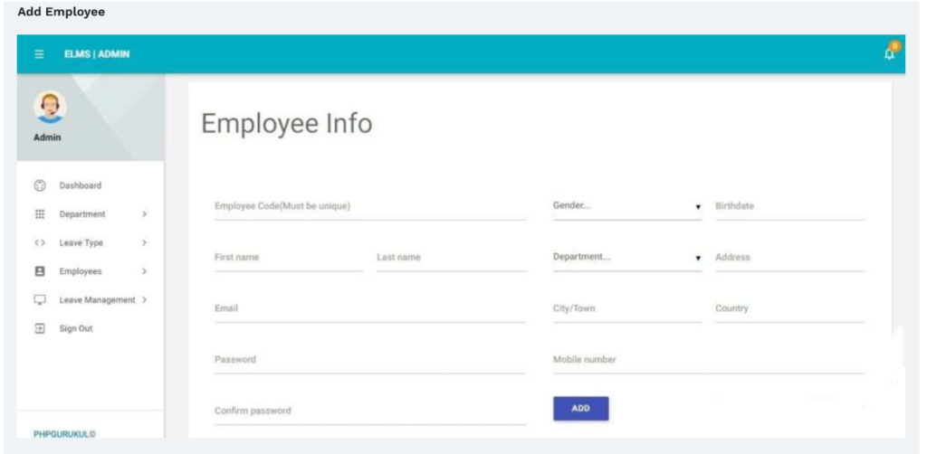EMPLOYEE LEAVES MANAGEMENT SOFTWARE
