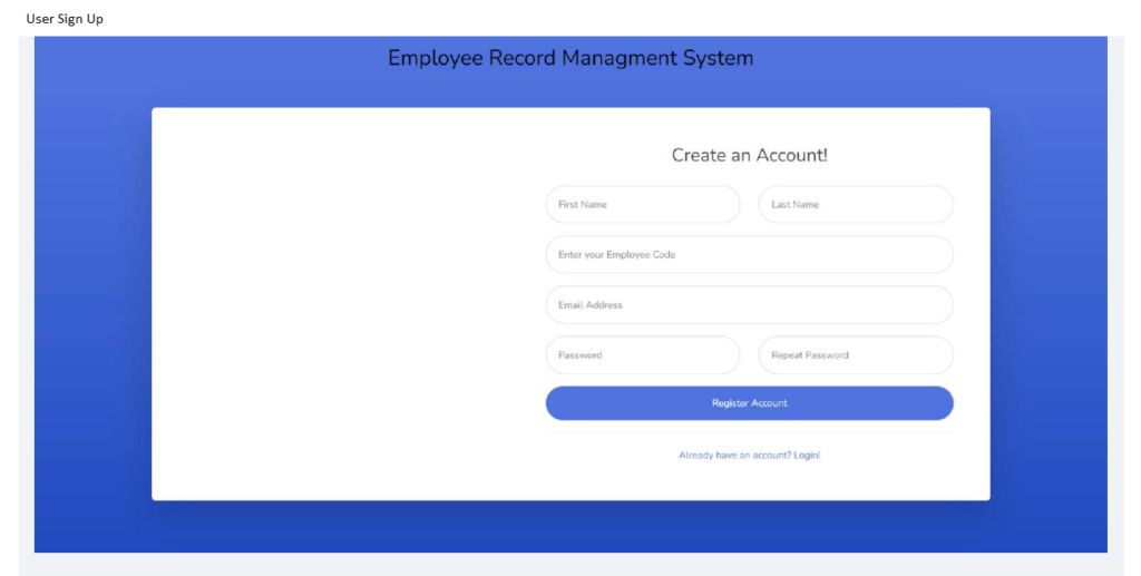 EMPLOYEE RECORD MANAGEMENT SOFTWARE