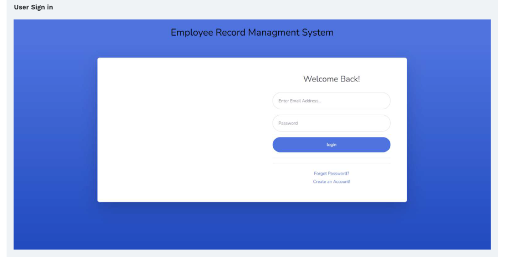 EMPLOYEE RECORD MANAGEMENT SOFTWARE