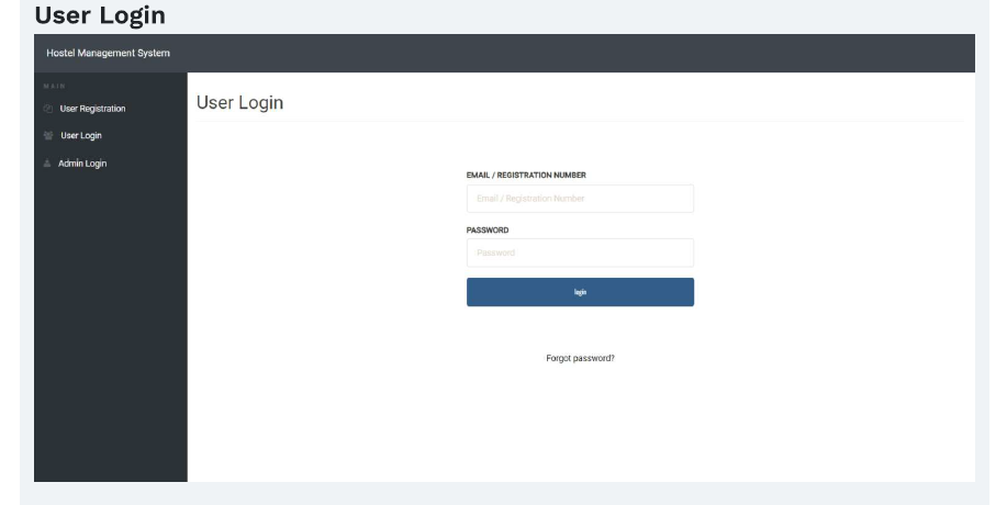 HOSTEL MANAGEMENT SOFTWARE