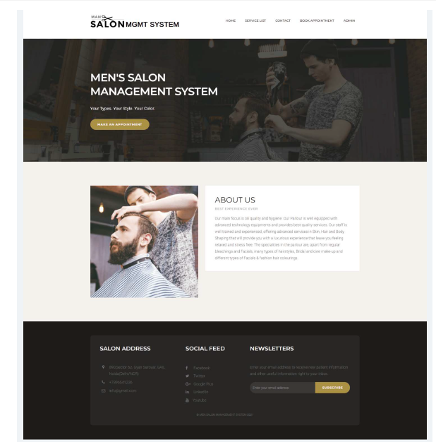 MEN SALON MANAGEMENT SOFTWARE