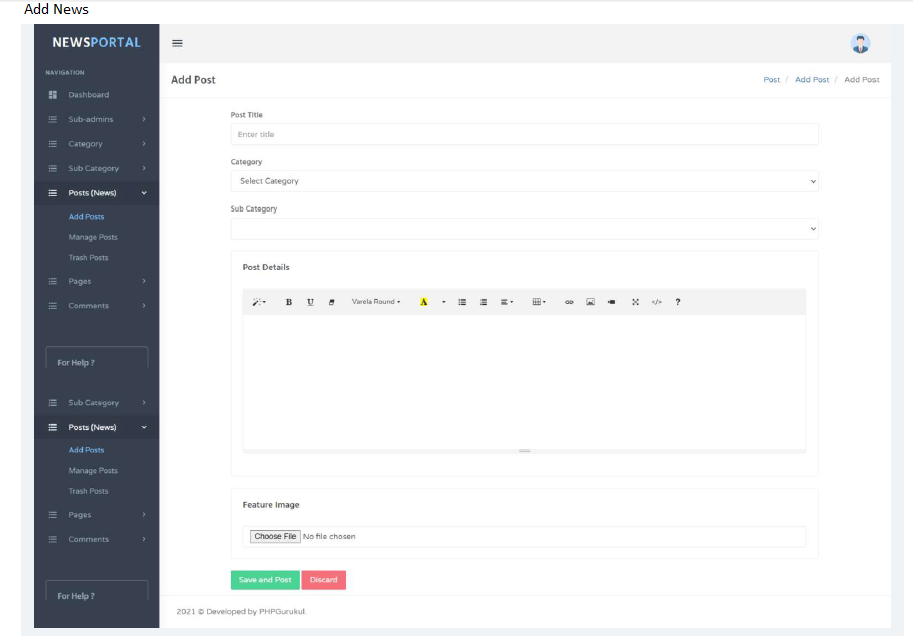 NEWS PORTAL PROJECT