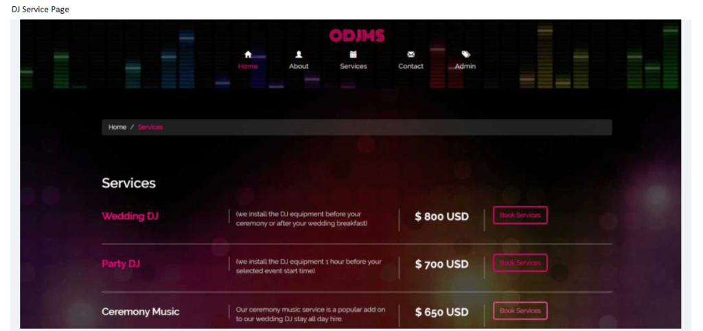 ONLINE DJ BOOKING MANAGEMENT SOFTWARE