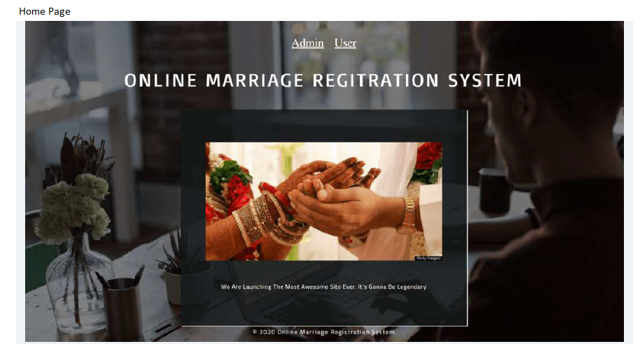 ONLINE MARRIAGE RAGISTRATION SOFTWARE