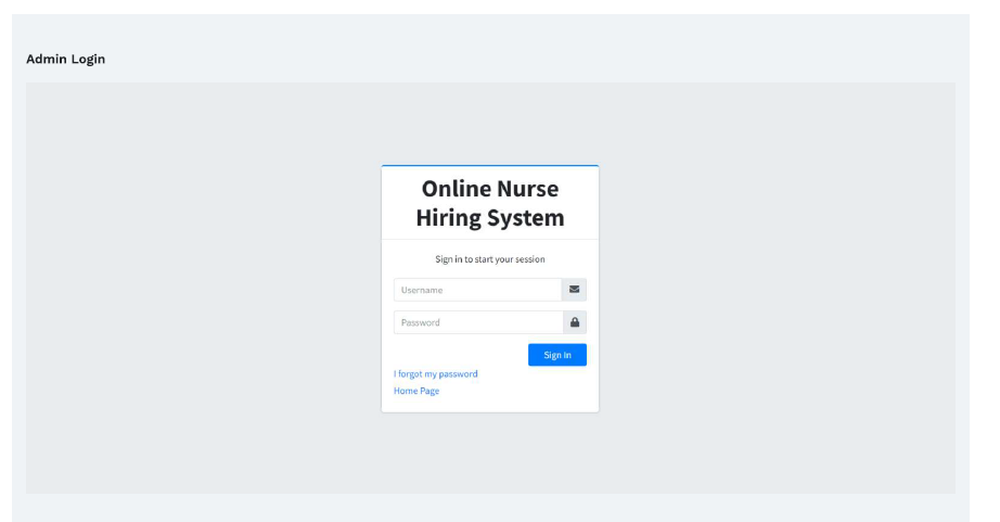 ONLINE NURSE HIRING SOFTWARE