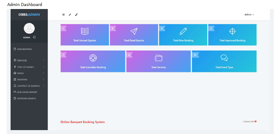 ONLINE BANQUET BOOKING SOFTWARE