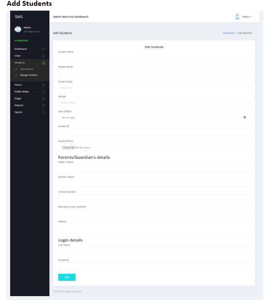 STUDENT MANAGEMENT SOFTWARE