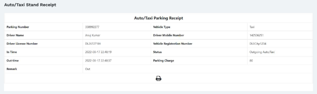 Auto/Taxi Stand Management System