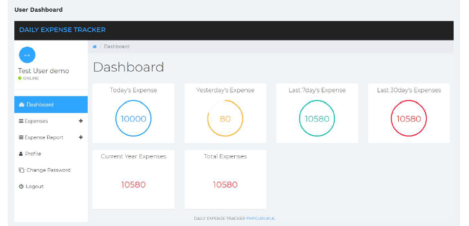 DAILY EXPENSE TRACKER