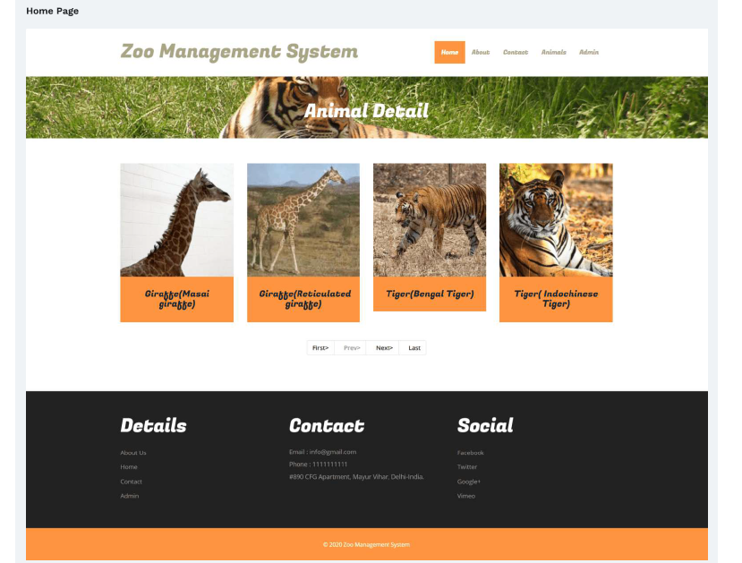 ZOO MANAGEMENT SOFTWARE